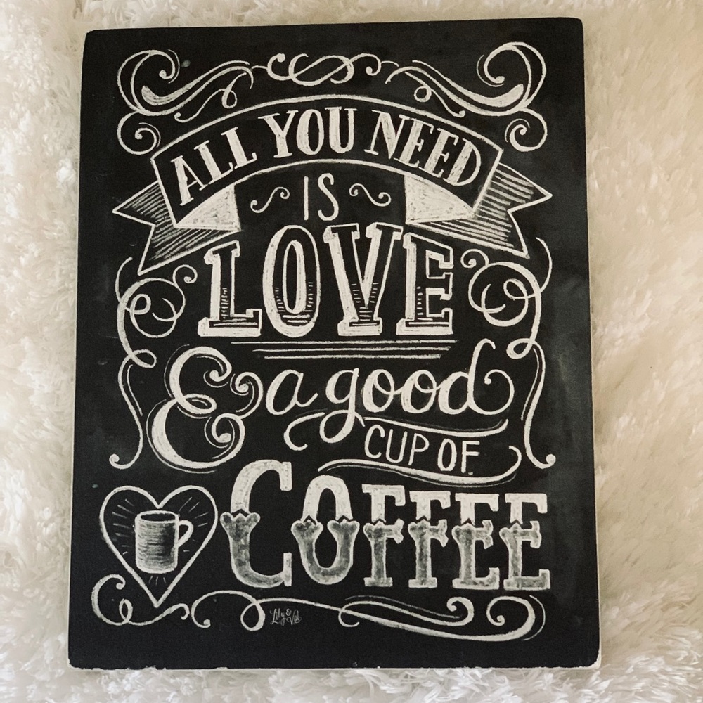 Chalk board sign